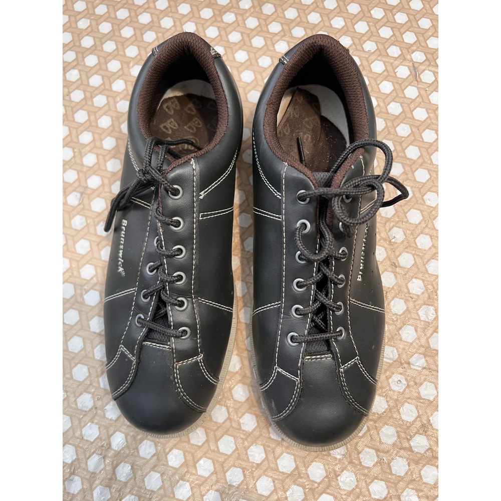 Brunswick Striker Bowling Shoes Mens Size 10 Medium Charcoal White